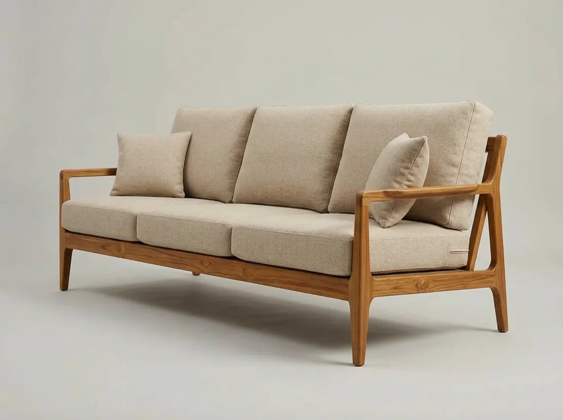 Teak Wood Sofa view 3 - Gujrat, Pakistan