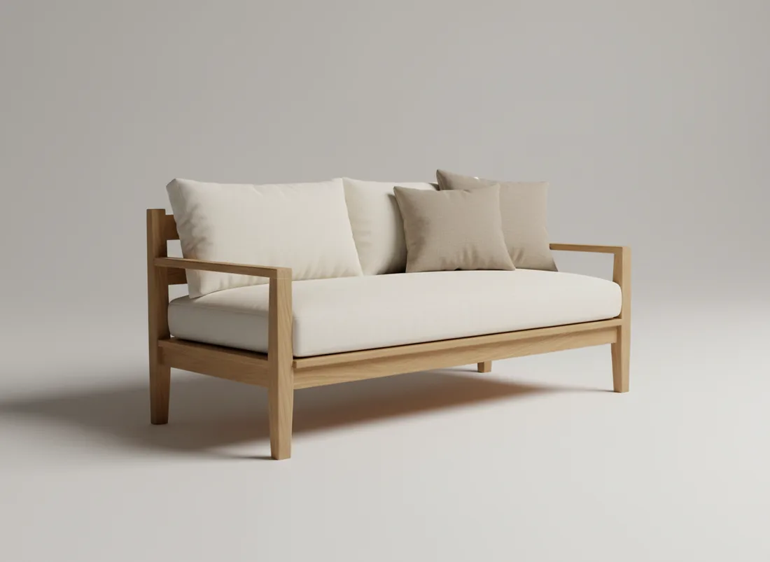 Wooden Bench Sofa - L-shape sofa price in Pakistan, Gujrat