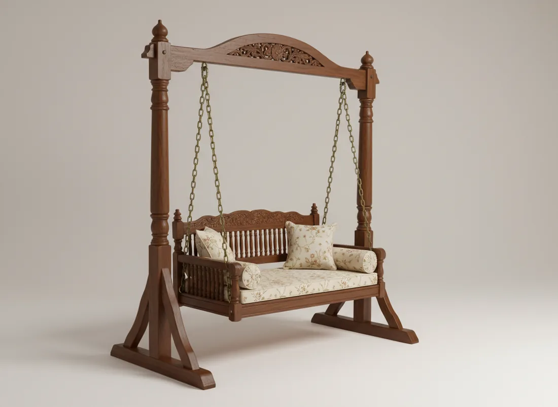 Wooden Jhoola Swing Sofa - L-shape sofa price in Pakistan, Gujrat