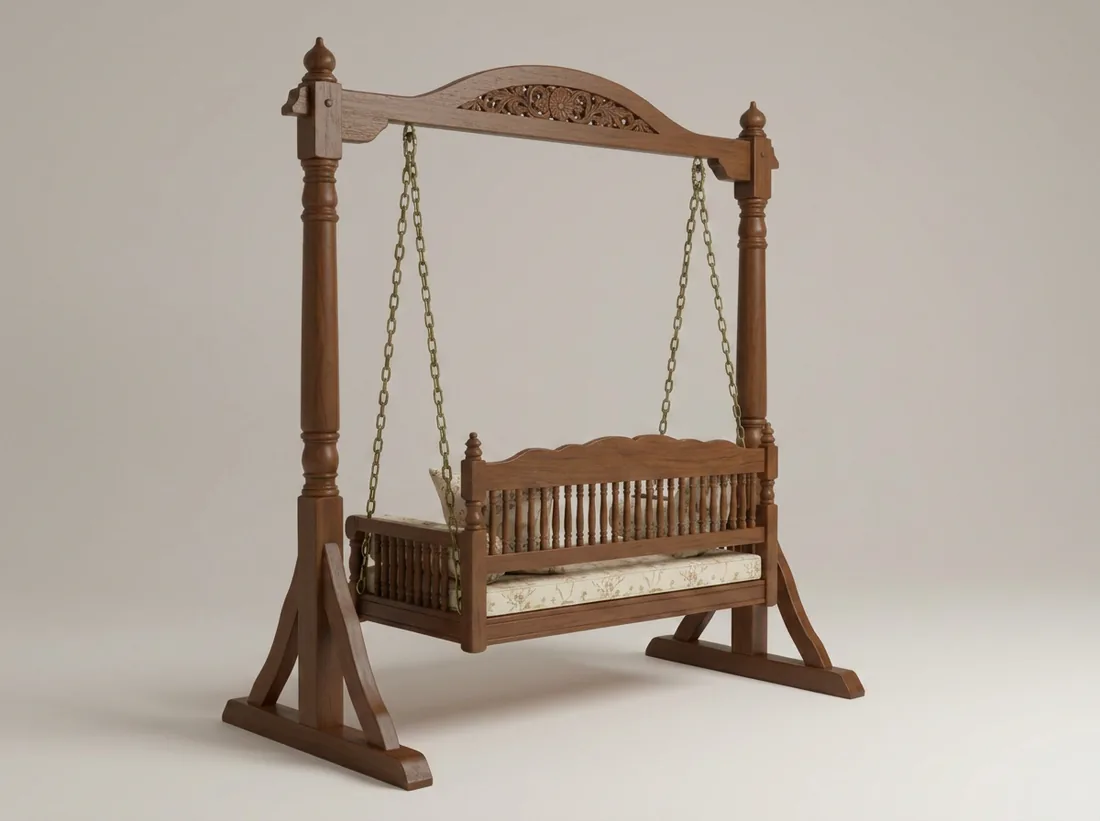 Wooden Jhoola Swing Sofa view 3 - Gujrat, Pakistan
